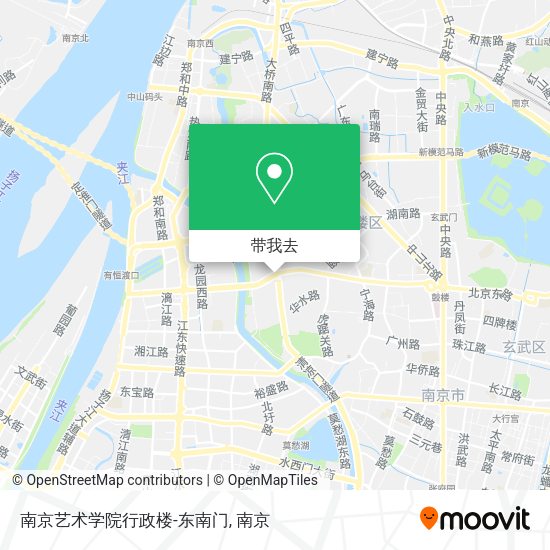南京艺术学院行政楼-东南门地图