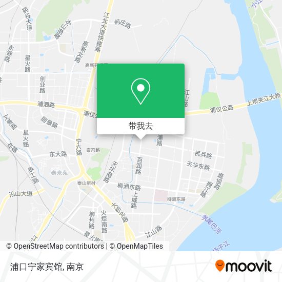浦口宁家宾馆地图