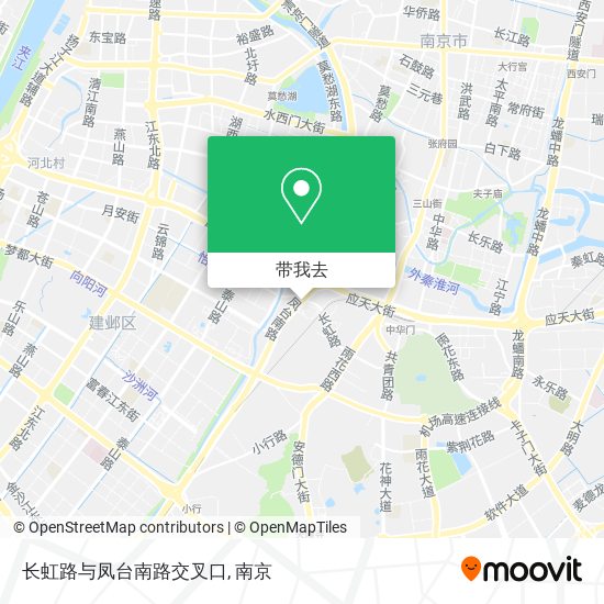 长虹路与凤台南路交叉口地图