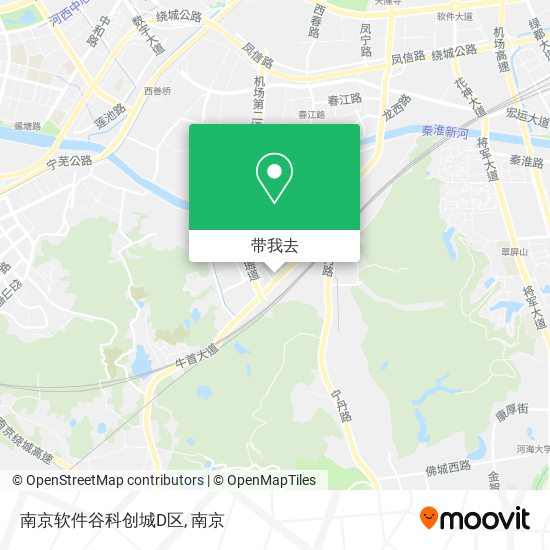 南京软件谷科创城D区地图