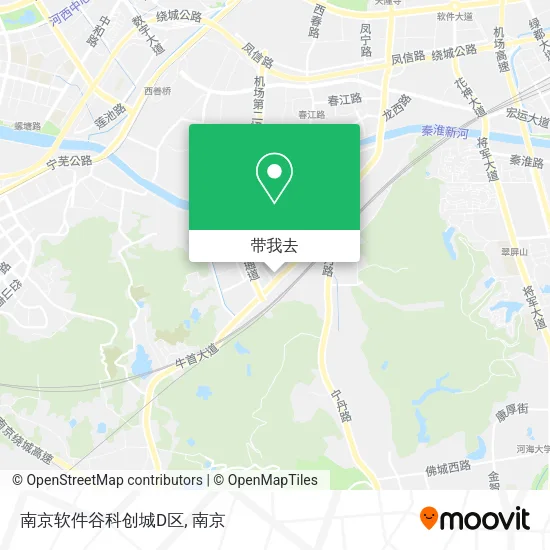 南京软件谷科创城D区地图