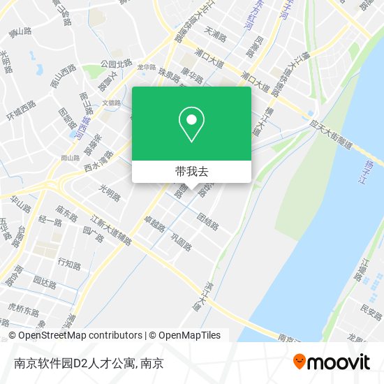 南京软件园D2人才公寓地图