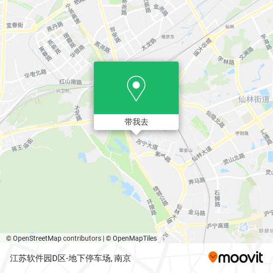 江苏软件园D区-地下停车场地图