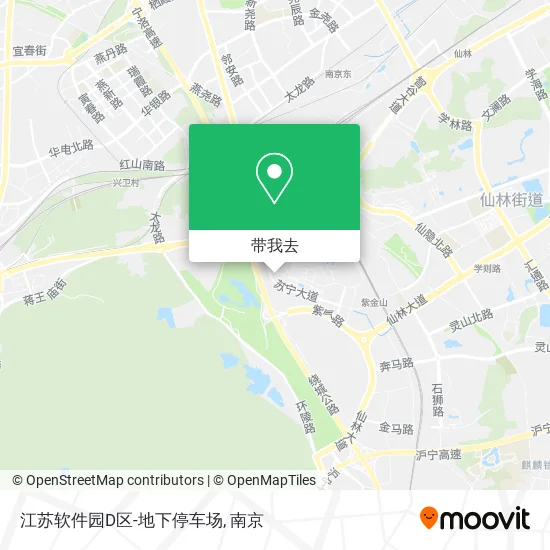 江苏软件园D区-地下停车场地图