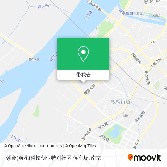 紫金(雨花)科技创业特别社区-停车场地图