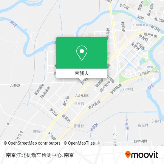 南京江北机动车检测中心地图