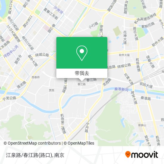 江泉路/春江路(路口)地图