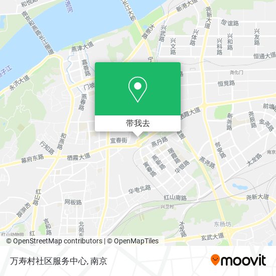 万寿村社区服务中心地图