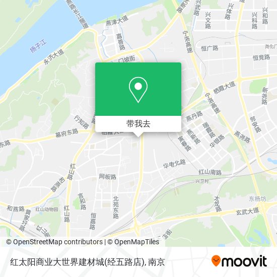 红太阳商业大世界建材城(经五路店)地图