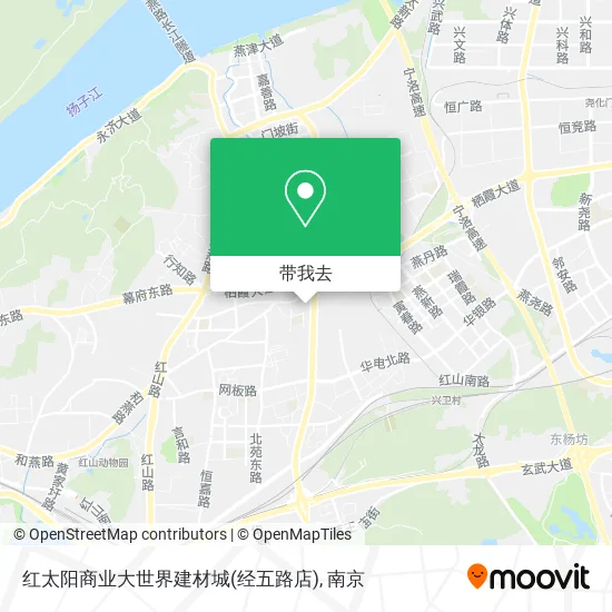 红太阳商业大世界建材城(经五路店)地图