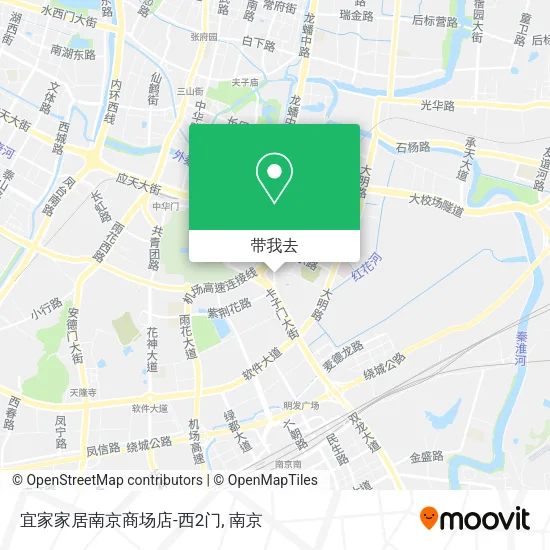 宜家家居南京商场店-西2门地图