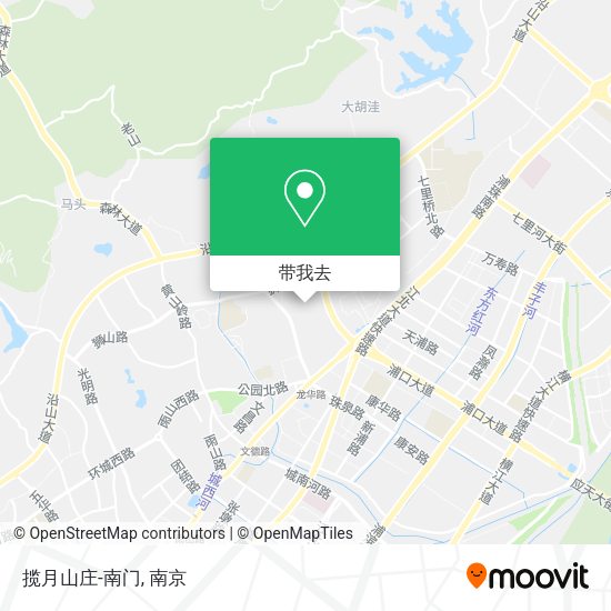 揽月山庄-南门地图
