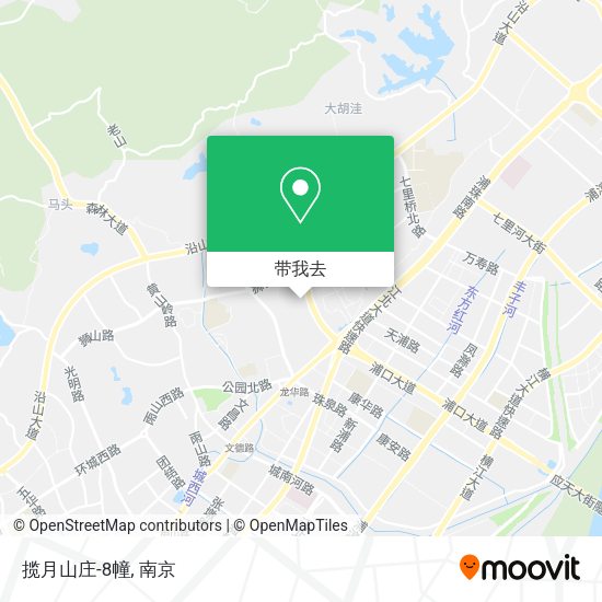 揽月山庄-8幢地图
