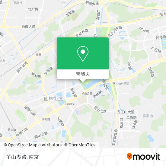 羊山湖路地图