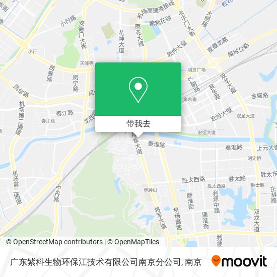 广东紫科生物环保江技术有限公司南京分公司地图
