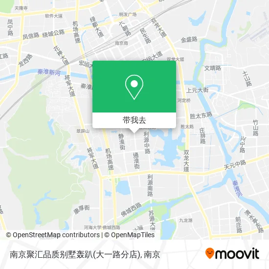 南京聚汇品质别墅轰趴(大一路分店)地图