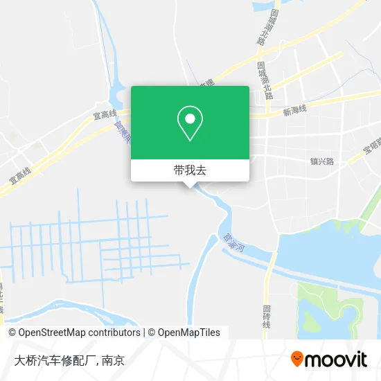 大桥汽车修配厂地图