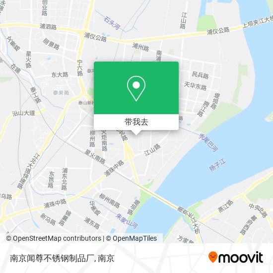 南京闻尊不锈钢制品厂地图