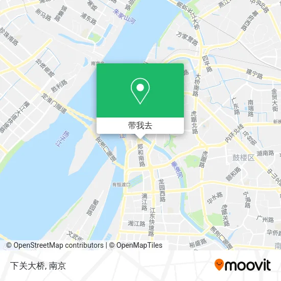 下关大桥地图