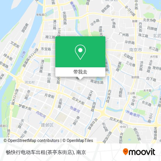 畅快行电动车出租(茶亭东街店)地图