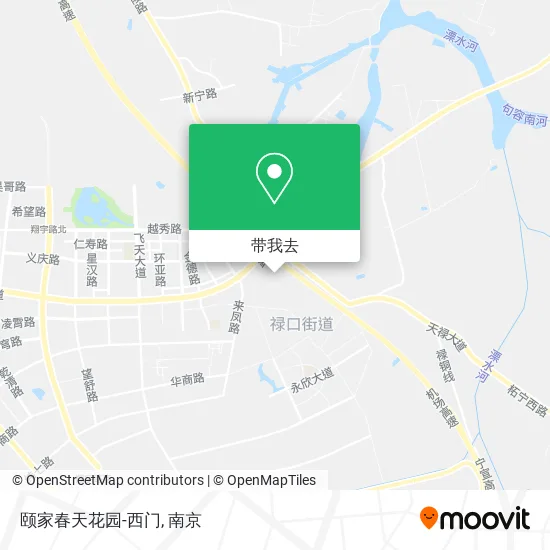 颐家春天花园-西门地图