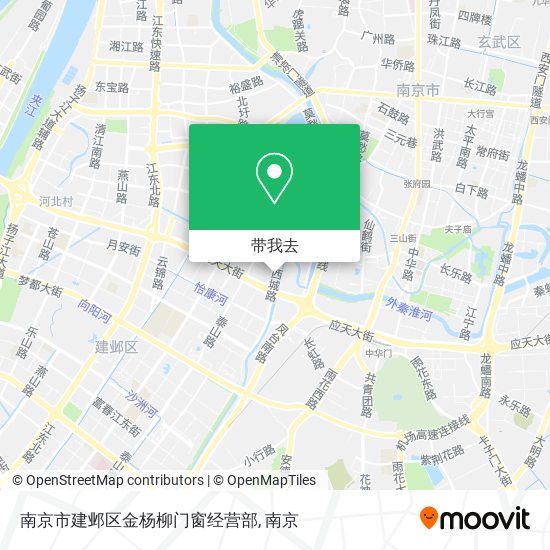 南京市建邺区金杨柳门窗经营部地图