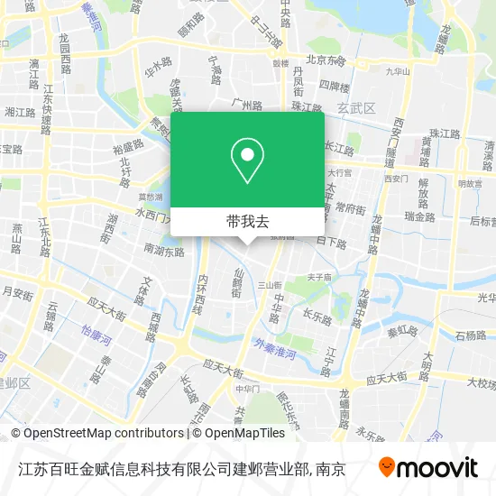 江苏百旺金赋信息科技有限公司建邺营业部地图