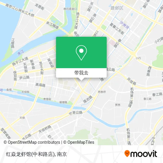 红焱龙虾馆(中和路店)地图