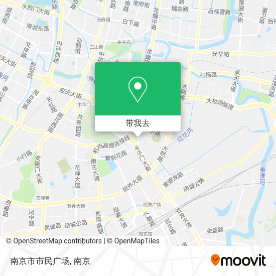 南京市市民广场地图