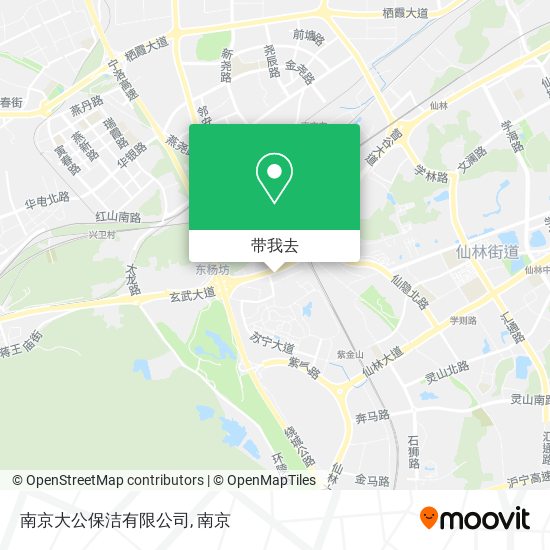 南京大公保洁有限公司地图