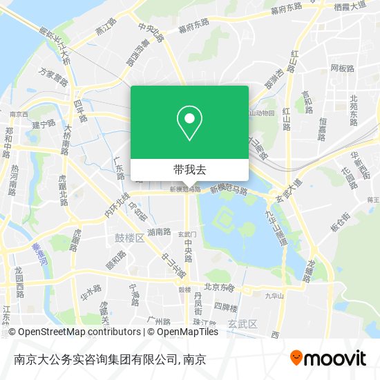 南京大公务实咨询集团有限公司地图