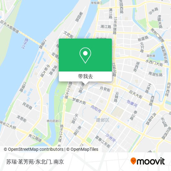苏瑞·茗芳苑-东北门地图