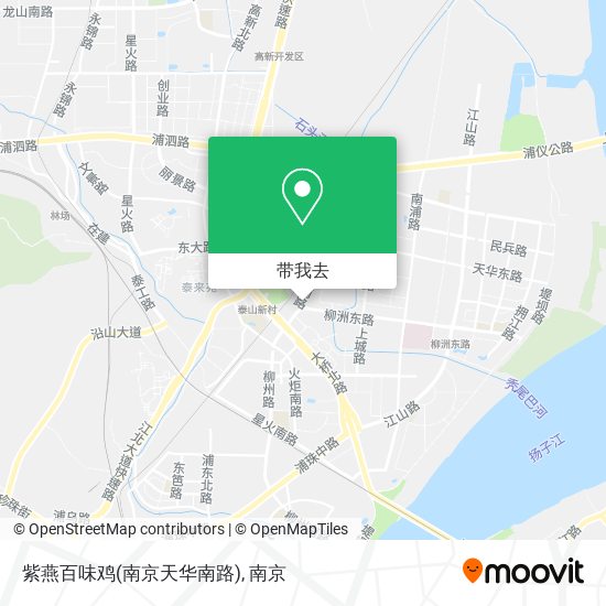 紫燕百味鸡(南京天华南路)地图