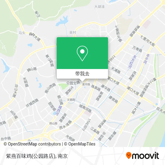 紫燕百味鸡(公园路店)地图