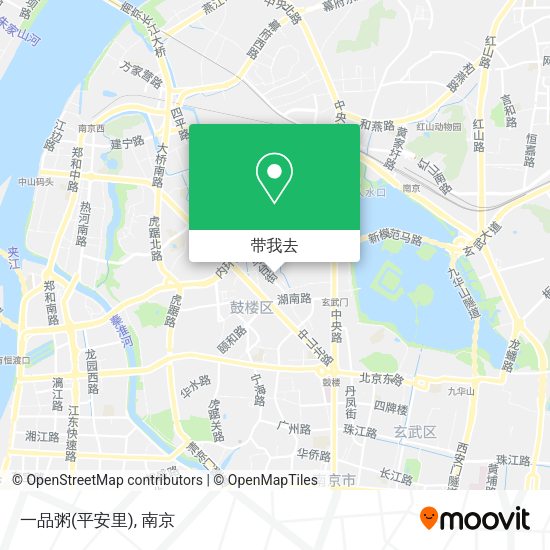 一品粥(平安里)地图