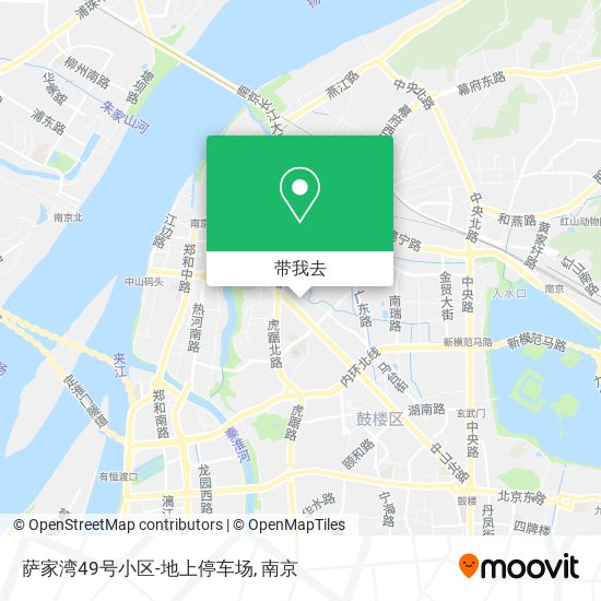 萨家湾49号小区-地上停车场地图