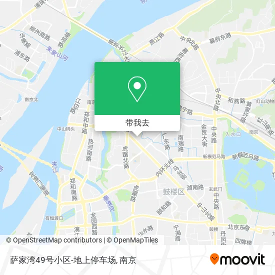 萨家湾49号小区-地上停车场地图