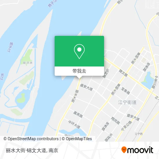 丽水大街·锦文大道地图