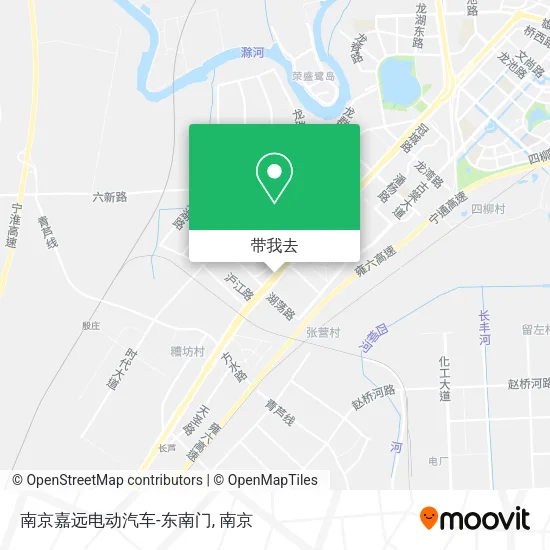 南京嘉远电动汽车-东南门地图