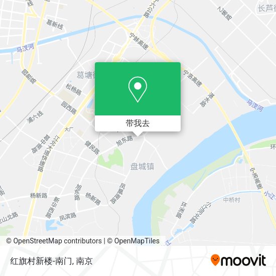 红旗村新楼-南门地图