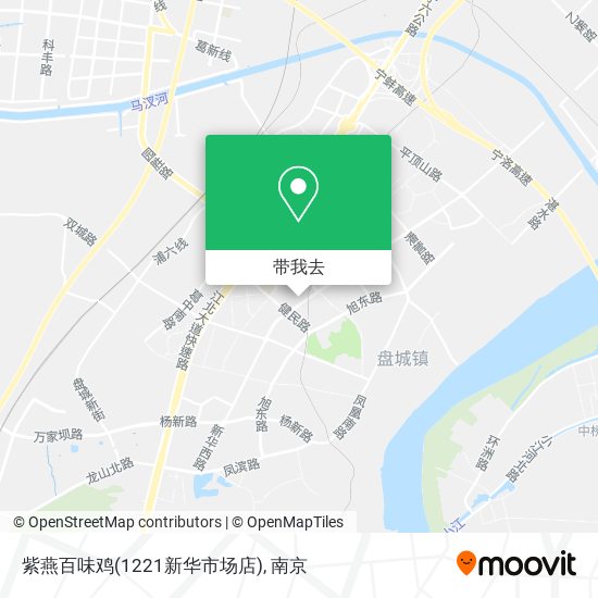 紫燕百味鸡(1221新华市场店)地图