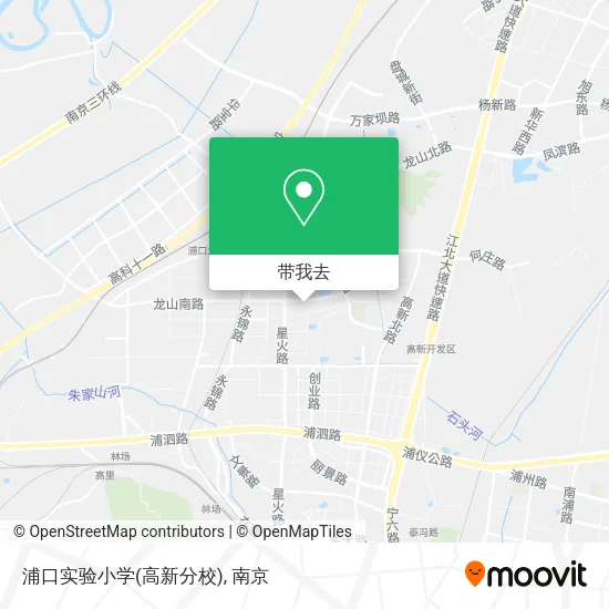 浦口实验小学(高新分校)地图