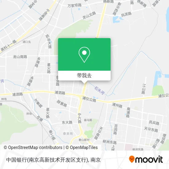 中国银行(南京高新技术开发区支行)地图