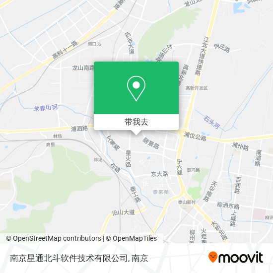 南京星通北斗软件技术有限公司地图