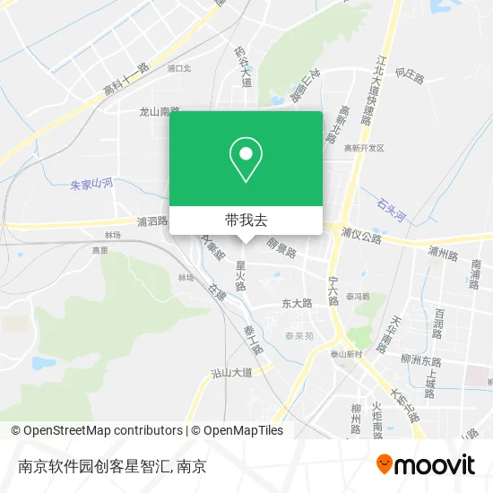 南京软件园创客星智汇地图