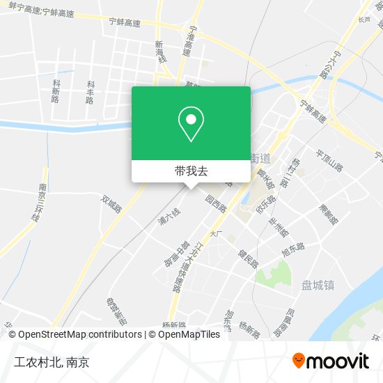 工农村北地图