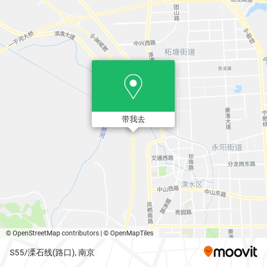 S55/溧石线(路口)地图