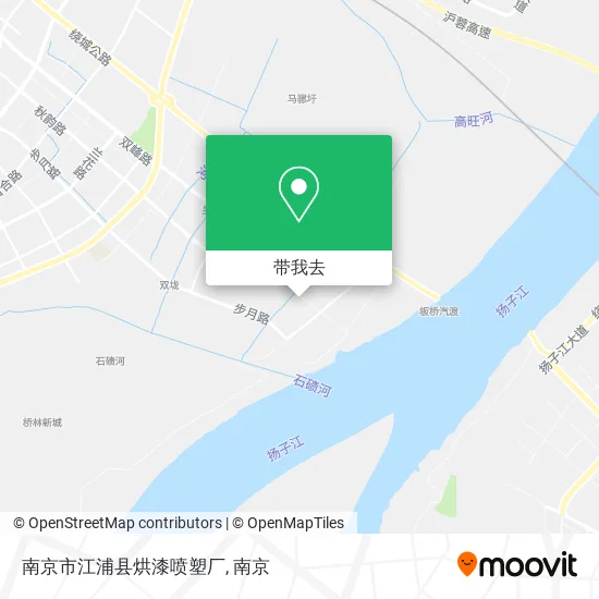 南京市江浦县烘漆喷塑厂地图