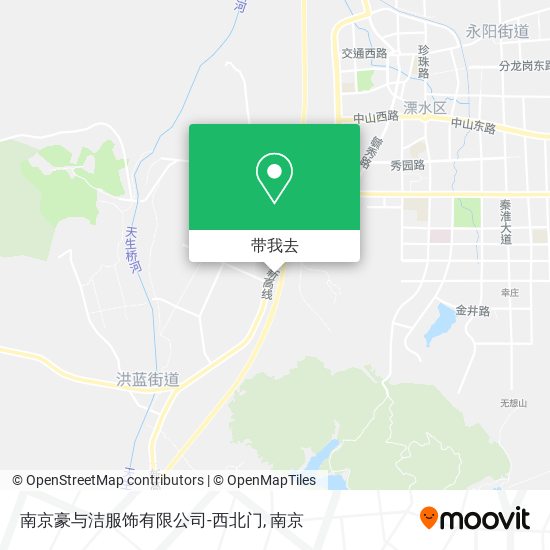 南京豪与洁服饰有限公司-西北门地图