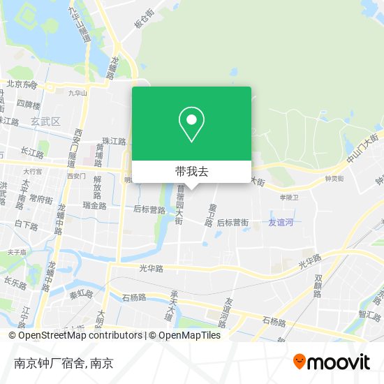 南京钟厂宿舍地图